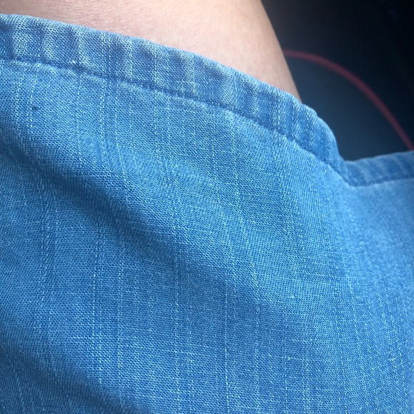 LOFT Denim Button Down Dress - Picture 5 of 5